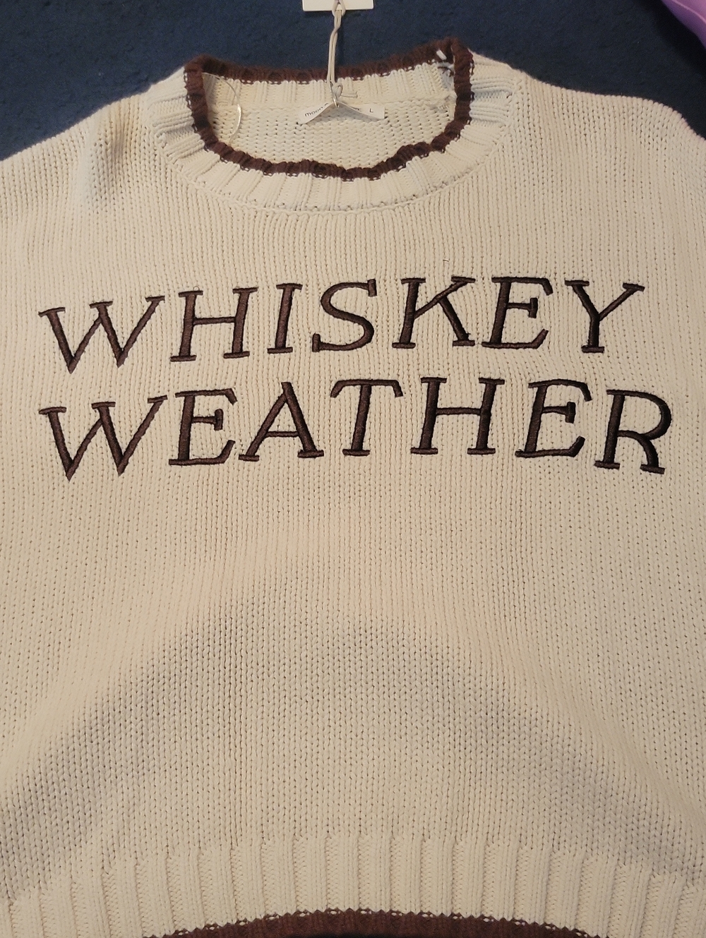 Moon & Madison Whiskey Weather Sweater - Picture 5 of 8